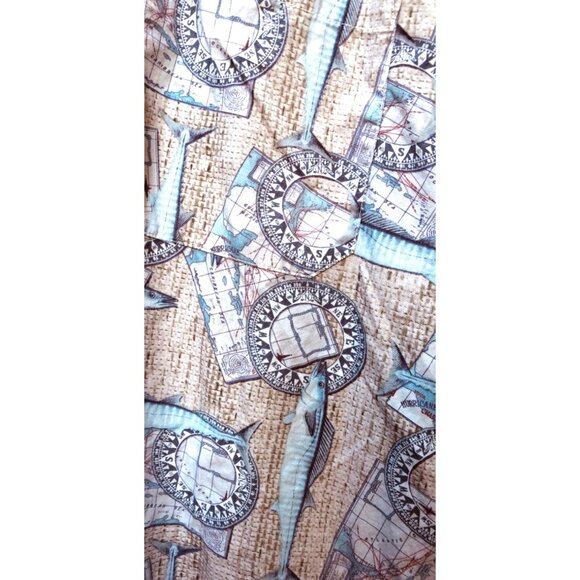 Pendelton Mens Cotton Fishing Hawiian Style Camp Shirt Caribbean Vibe Sz L - Picture 2 of 4